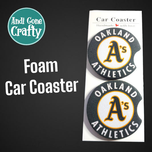 2.75in Foam Car Coaster Character - A's