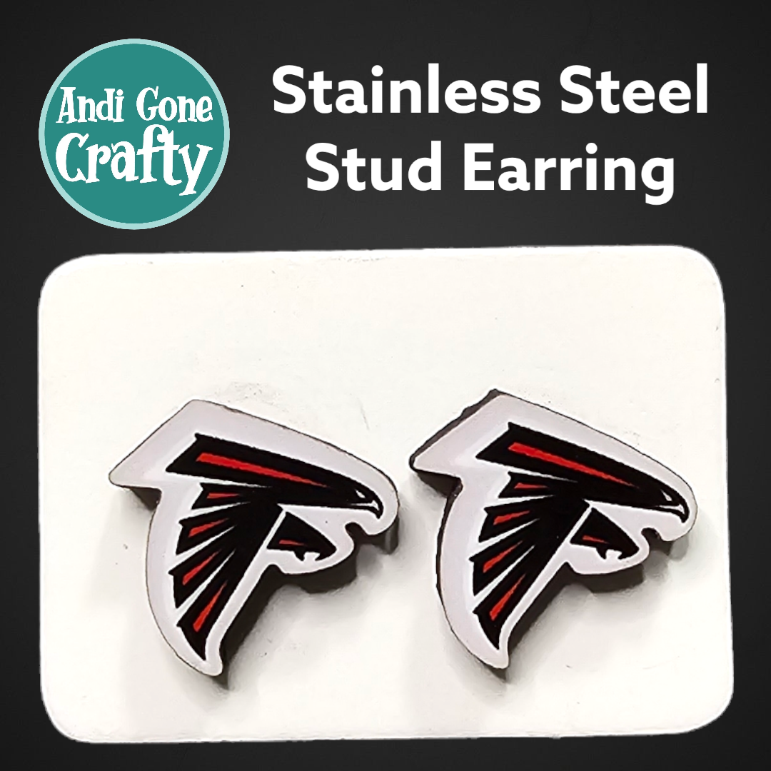 Football Teams - Sports  - Stainless Steel Stud Earring