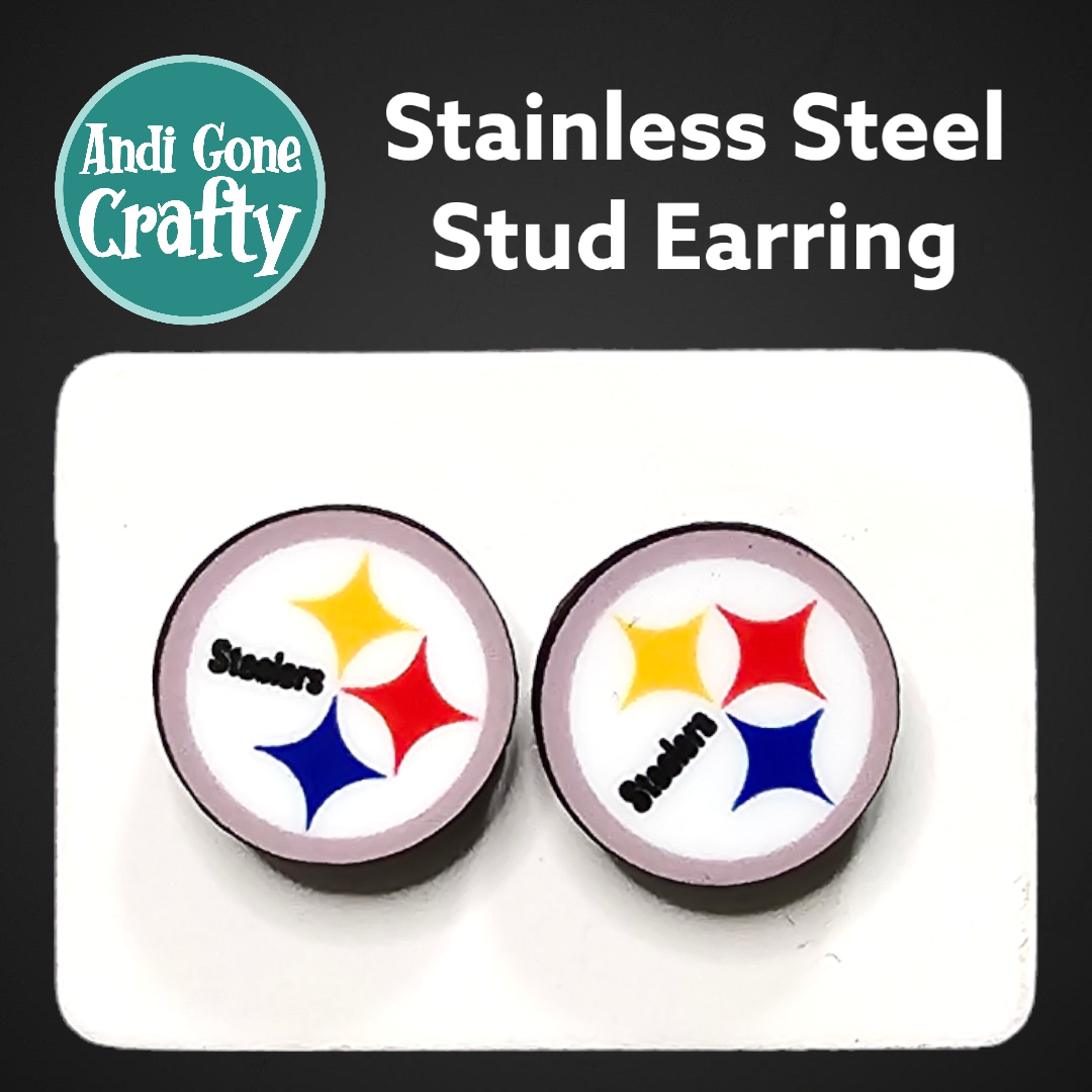 Football Teams - Sports  - Stainless Steel Stud Earring