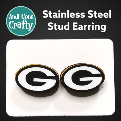 Football Teams - Sports  - Stainless Steel Stud Earring