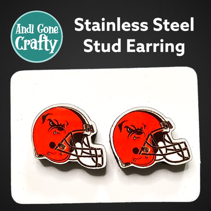 Football Teams - Sports  - Stainless Steel Stud Earring