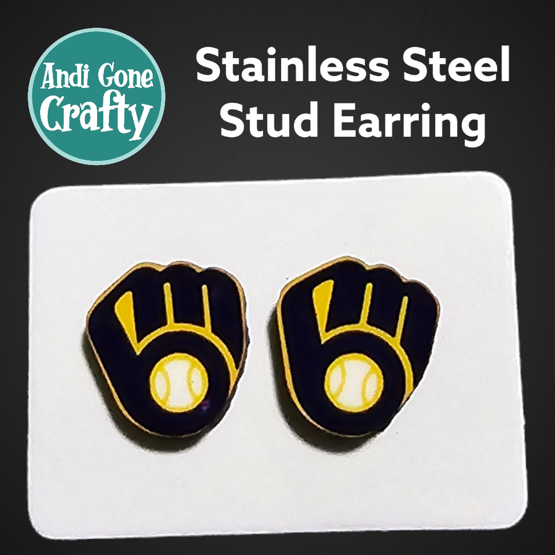 Baseball Teams - Stainless Steel Stud Earring