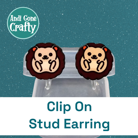 Clip On Earring - Hedgehog - Animal