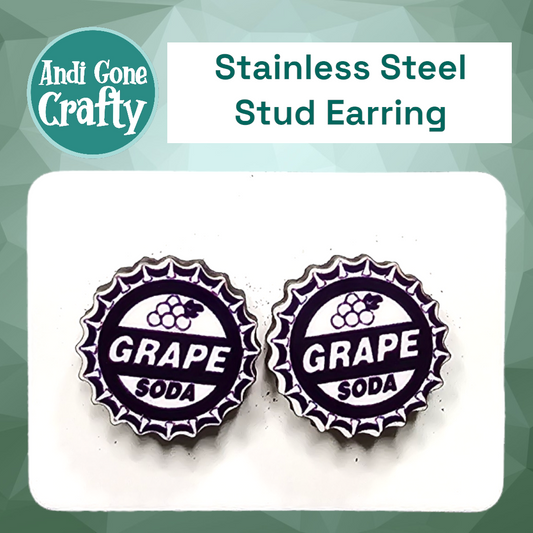 Up! - Character Stainless Steel Stud Earring