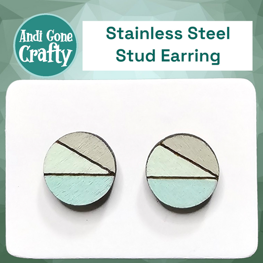 Simply Modern #23 - Stainless Steel Stud Earring