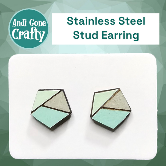 Simply Modern #24 - Stainless Steel Stud Earring