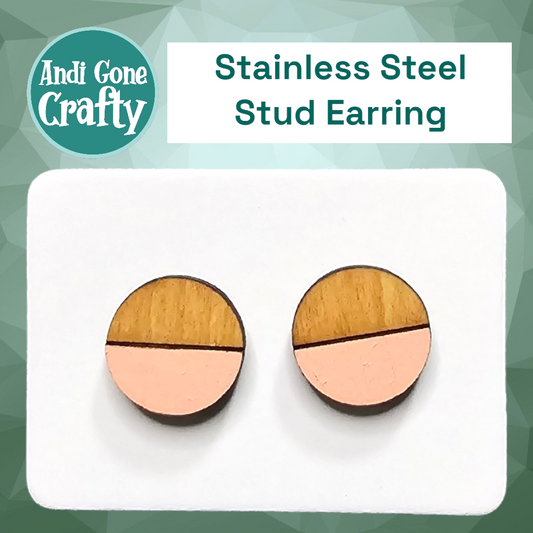 Simply Modern #25 - Stainless Steel Stud Earring