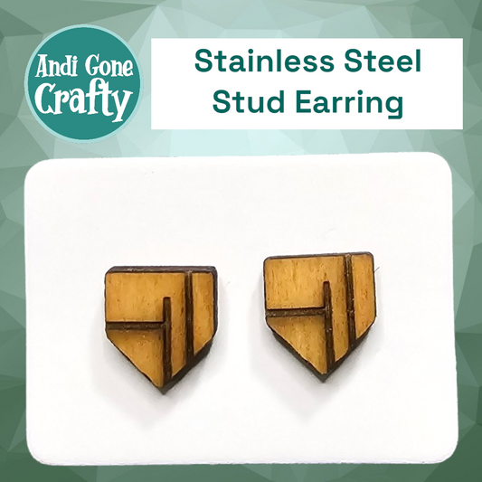 Simply Modern #26 - Stainless Steel Stud Earring