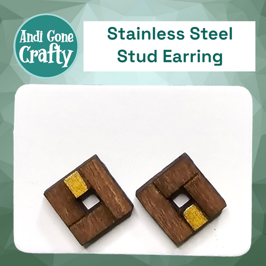 Simply Modern #27 - Stainless Steel Stud Earring