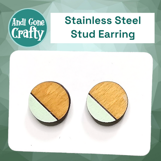 Simply Modern #5 - Stainless Steel Stud Earring