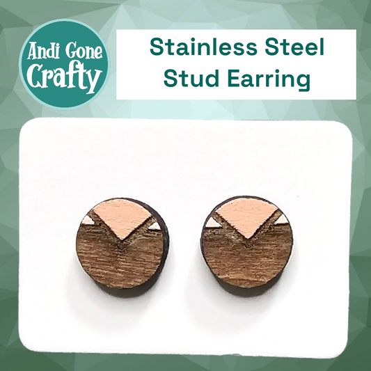 Simply Modern #6 - Stainless Steel Stud Earring