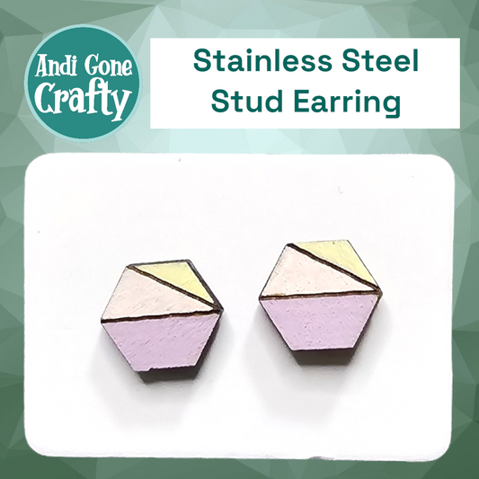Simply Modern #7 - Stainless Steel Stud Earring