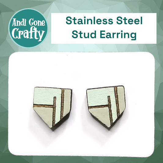 Simply Modern #10 - Stainless Steel Stud Earring
