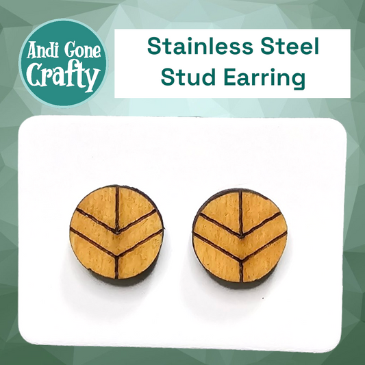 Simply Modern #11 - Stainless Steel Stud Earring