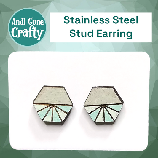 Simply Modern #12 - Stainless Steel Stud Earring