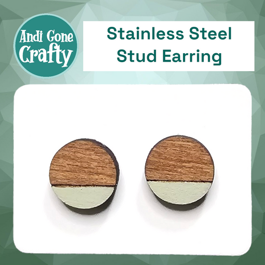 Simply Modern #13 - Stainless Steel Stud Earring