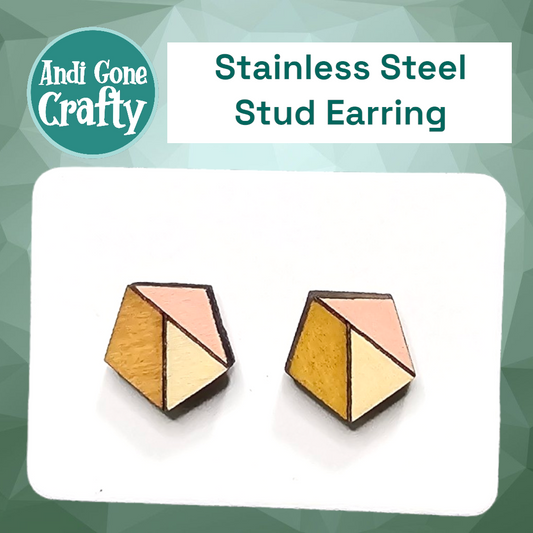 Simply Modern #14 - Stainless Steel Stud Earring