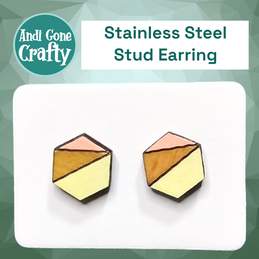 Simply Modern #15 - Stainless Steel Stud Earring