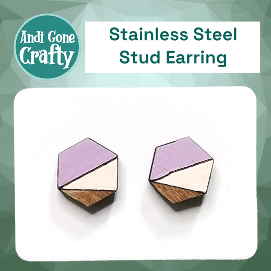 Simply Modern #17 - Stainless Steel Stud Earring