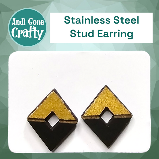 Simply Modern #18 - Stainless Steel Stud Earring