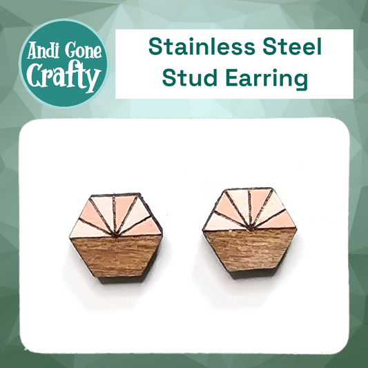 Simply Modern #19 - Stainless Steel Stud Earring
