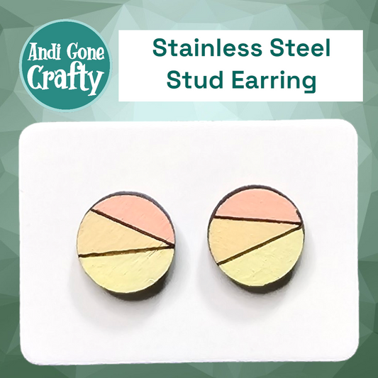 Simply Modern #21 - Stainless Steel Stud Earring