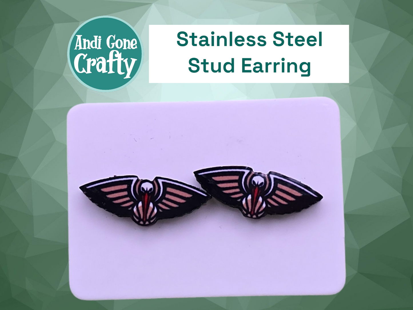 Basketball - Stainless Steel Stud Earring