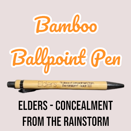 JW Bamboo Pen - Elders - "A place of concealment from the rainstorm"