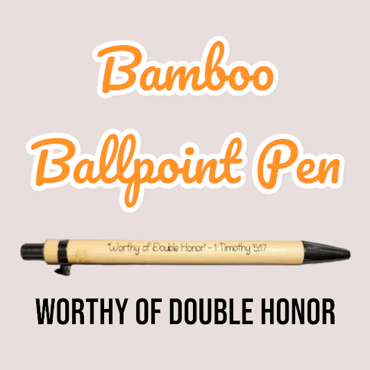 JW Bamboo Pen - Worthy of Double Honor