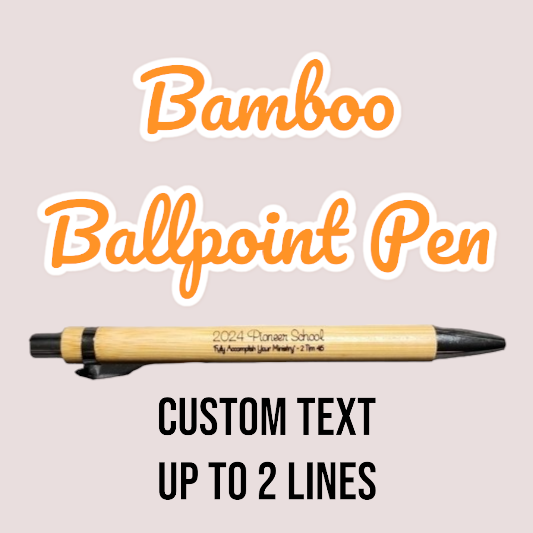 JW Bamboo Pen - Custom