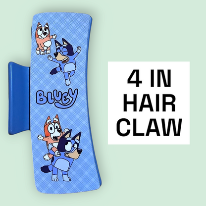 Bluey - 4in Hair Claw / Clip