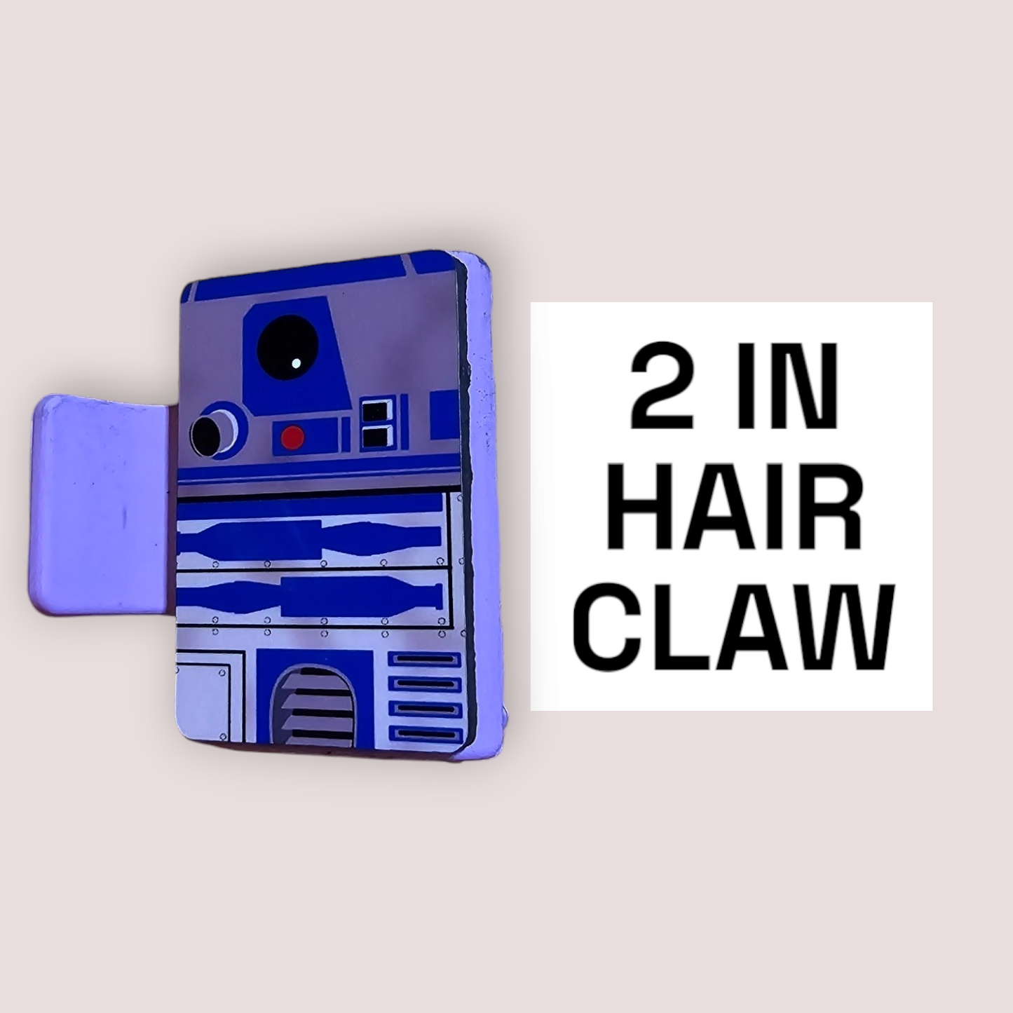 R2D2 - 2in Hair Claw / Clip