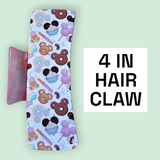 MM Snacks - 4in Hair Claw / Clip