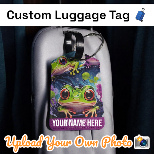 Custom Photo Luggage Tag (Upload your Photo)