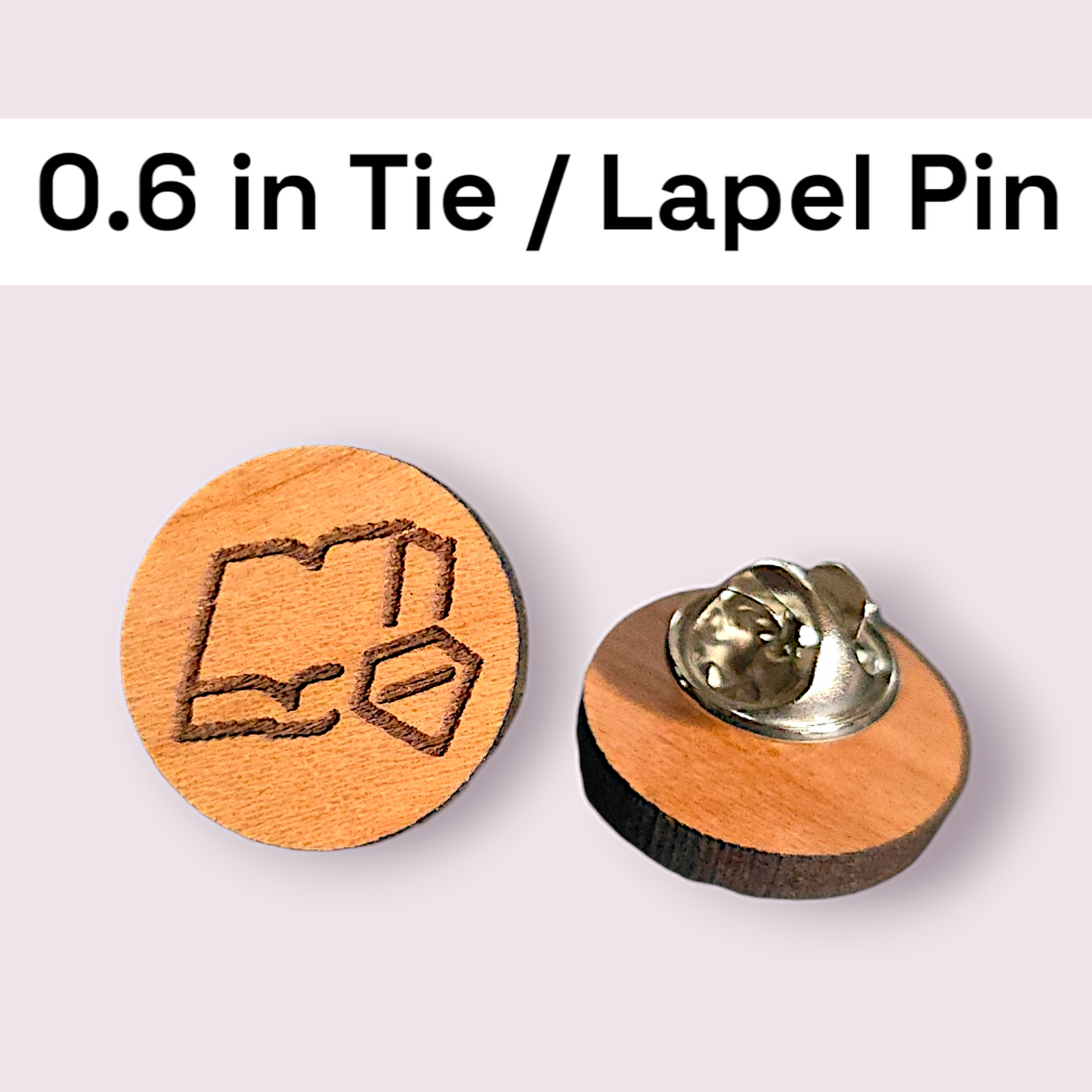 JW - 0.6 inch Bible Pin