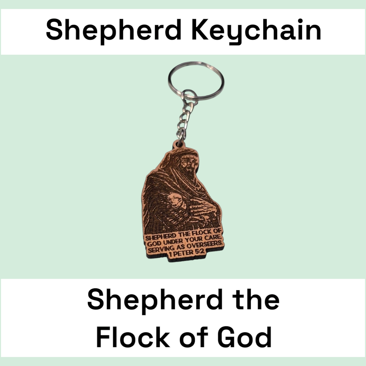 Shepherd - Loving Labor - JW Keychain