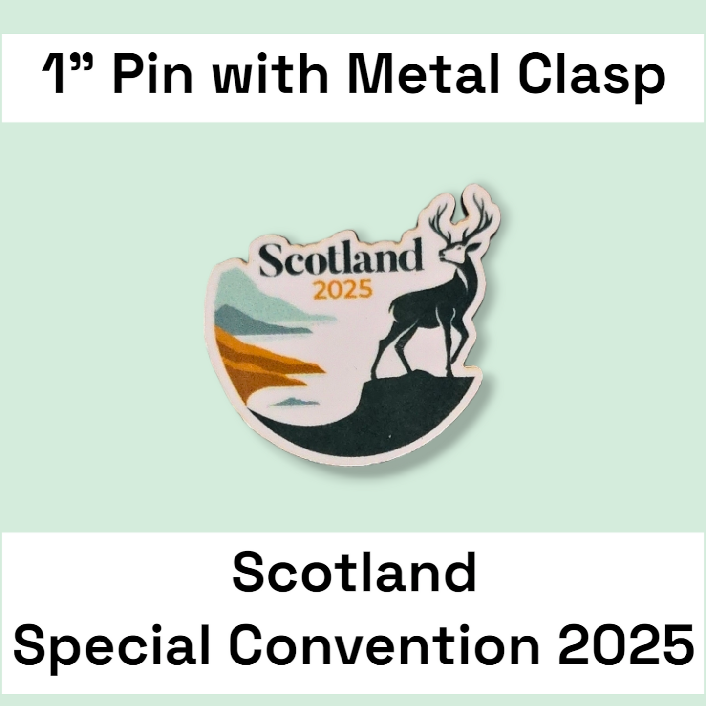 Scotland Glasgow Pins - 2025 Special Convention of Jehovah's Witnesses - JW Gifts and Souvenirs