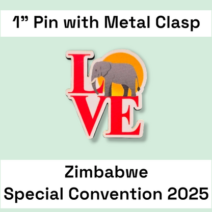 Zimbabwe Harare #1 & #2 - 2025 Special Convention of Jehovah's Witnesses - JW Gifts and Souvenirs