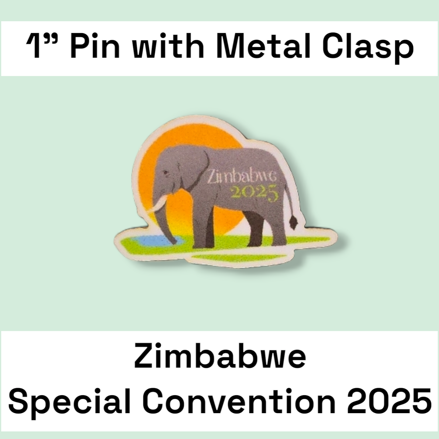 Zimbabwe Harare #1 & #2 - 2025 Special Convention of Jehovah's Witnesses - JW Gifts and Souvenirs