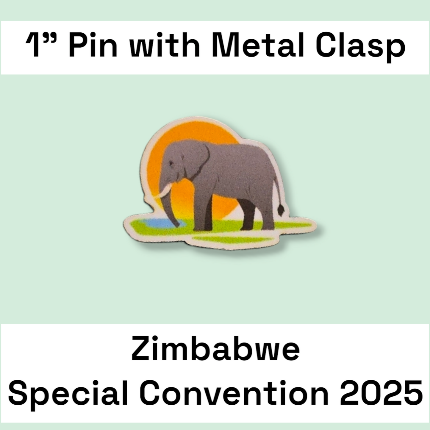 Zimbabwe Harare #1 & #2 - 2025 Special Convention of Jehovah's Witnesses - JW Gifts and Souvenirs