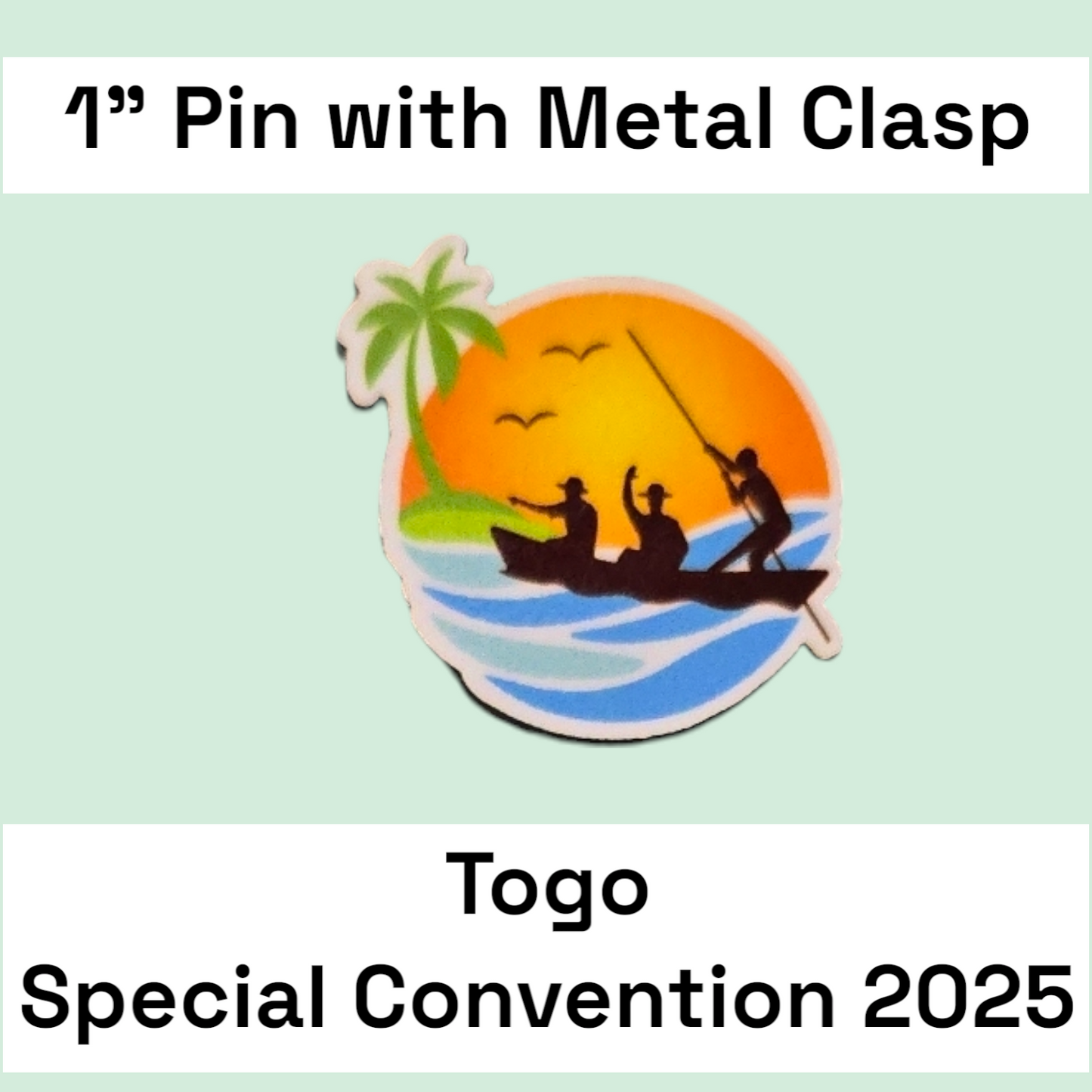 Togo Lome Pins - 2025 Special Convention of Jehovah's Witnesses - JW Gifts and Souvenirs