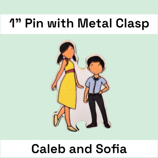 Caleb & Sofia - JW - 1 in Pin