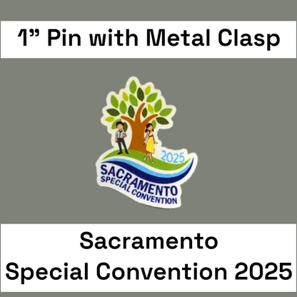 Tree Logo With Kids - United States Sacramento (California) - 2025 Special Convention of Jehovah's Witnesses - JW Gifts and Souvenirs