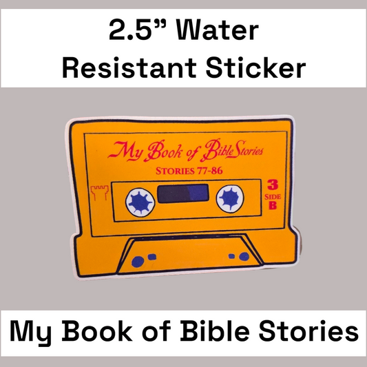 2.5" My Book of Bible Stories - Water Resistant Stickers