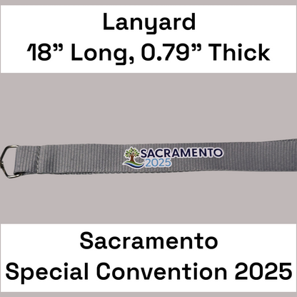 Sacramento Special Convention Premium Lanyard