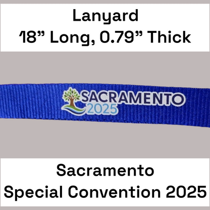 Sacramento Special Convention Premium Lanyard