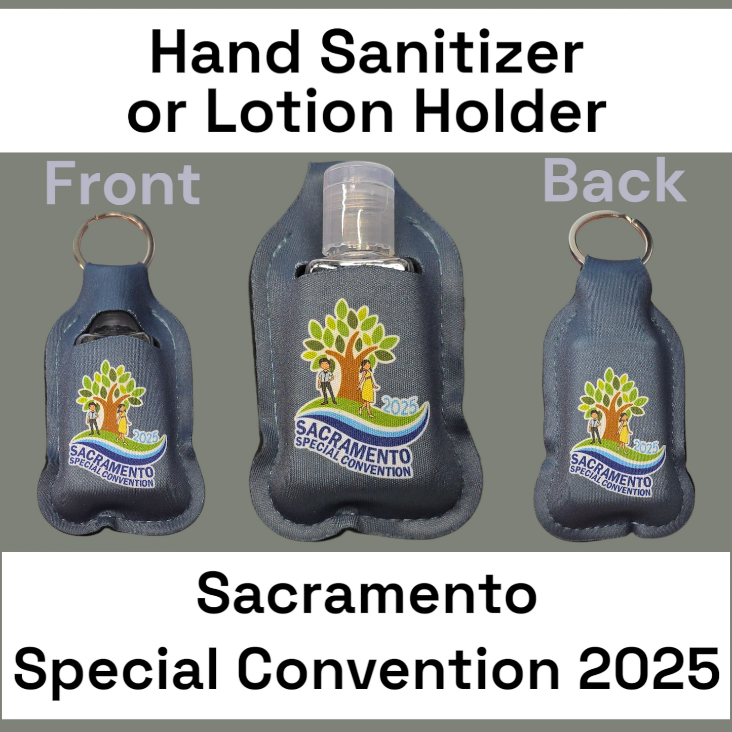 Hand Sanitizer or Lotion Holder - United States Sacramento (California) - 2025 Special Convention of Jehovah's Witnesses - JW Gifts and Souvenirs