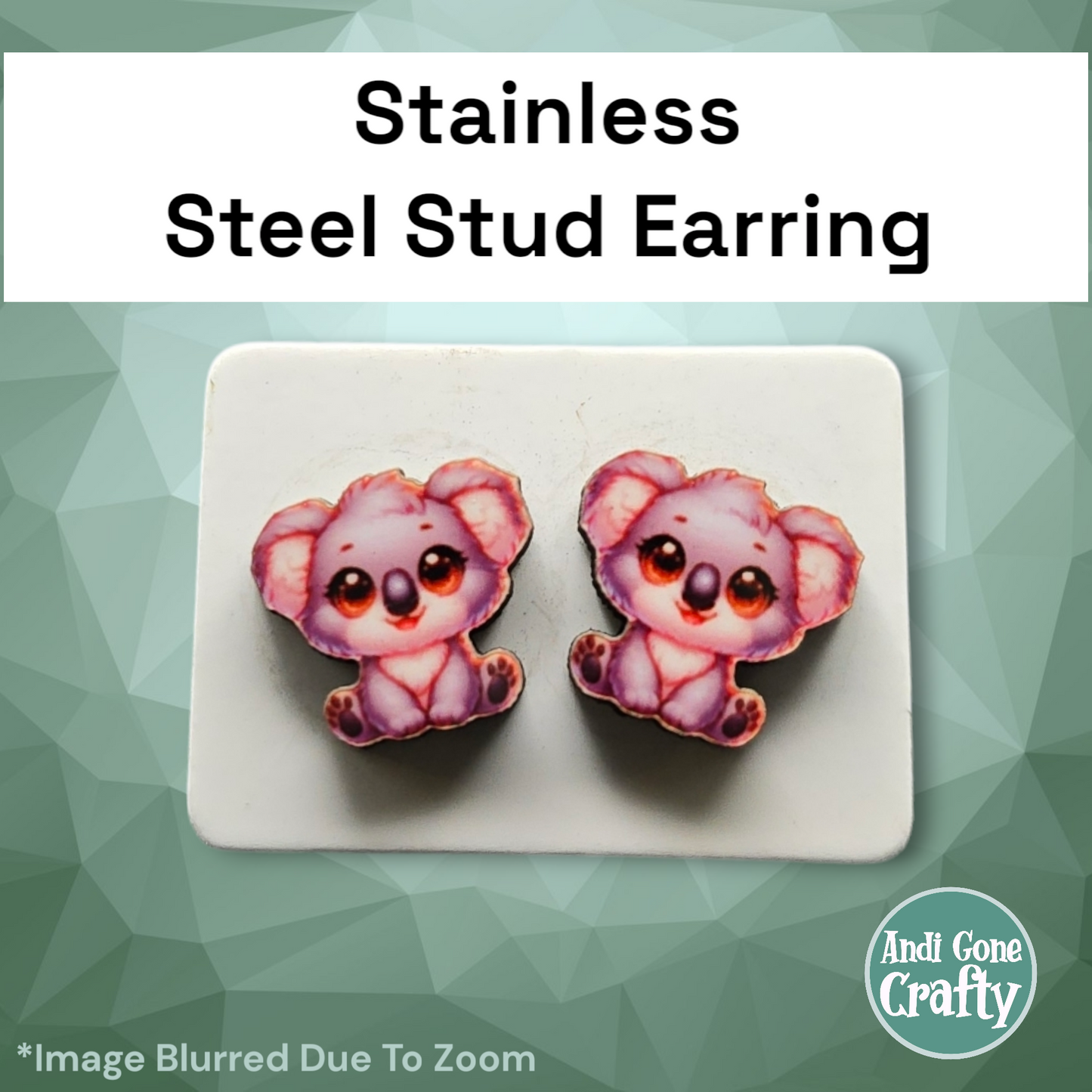 Baby Animals - Character Stainless Steel Stud Earring