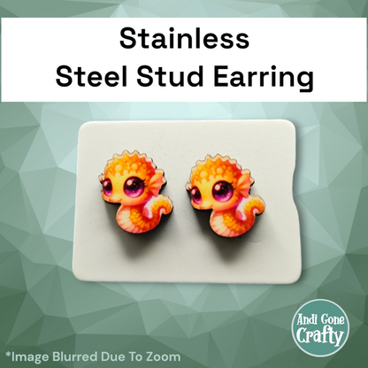 Baby Animals - Character Stainless Steel Stud Earring