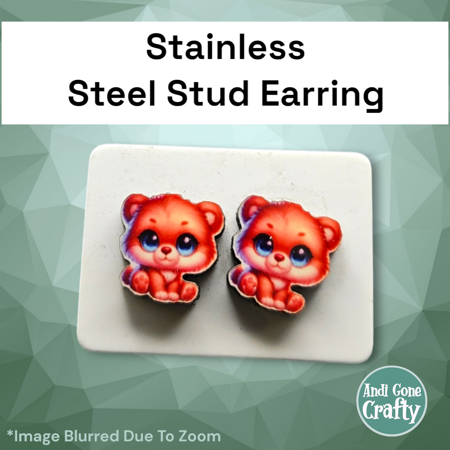 Baby Animals - Character Stainless Steel Stud Earring